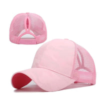CAMO HIGH PONY CAP