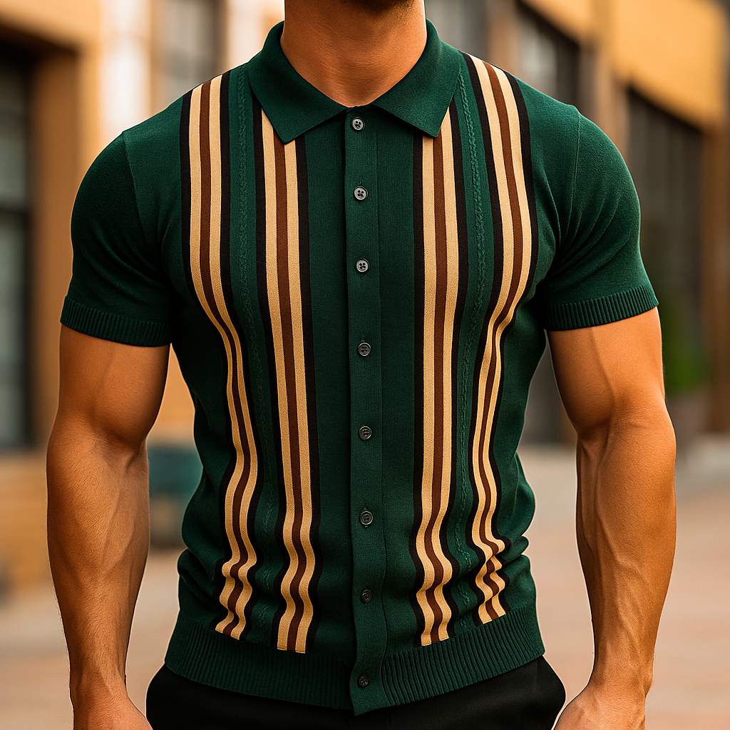 HAVERFORD STRIPED POLO SHIRT