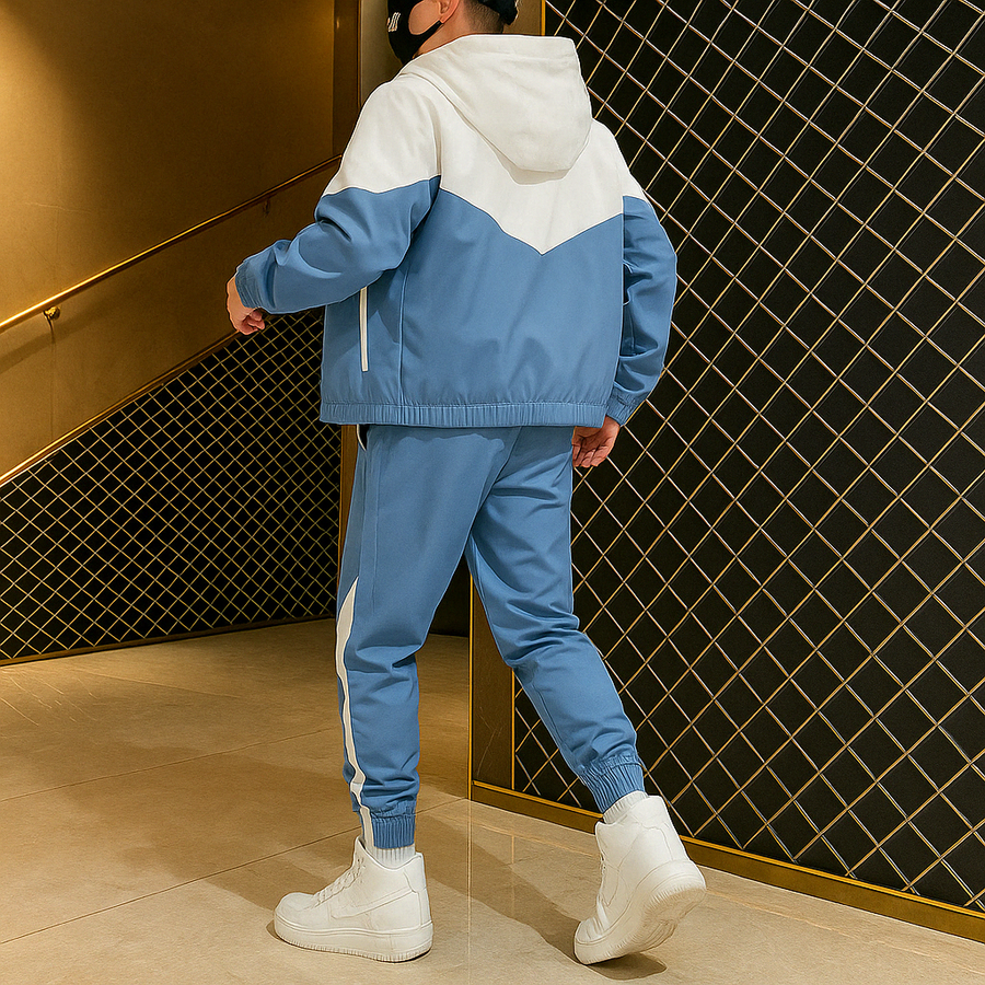 GENOA Dual Tone Tracksuit, side view