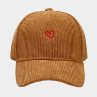 HEARTFELT CORDUROY CAP