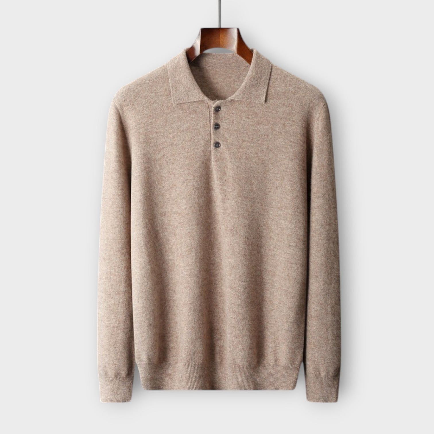 VARELLO WOOL POLO SWEATER