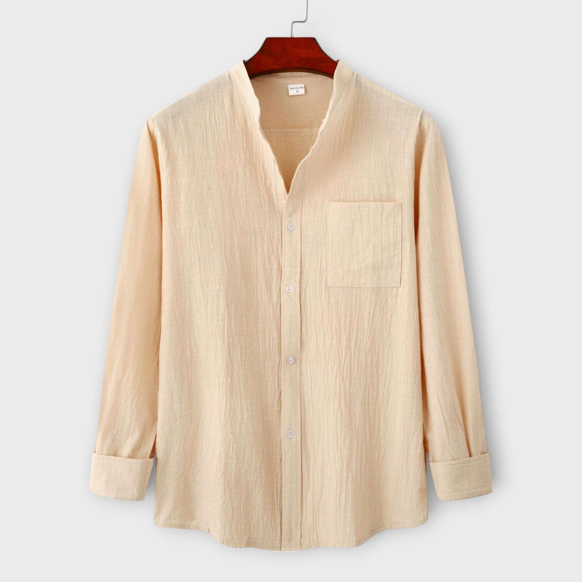 RIDGE COTTON-LINEN SHIRT