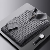 CASTELLANO SOFT-WEAVE ZIP SWEATER