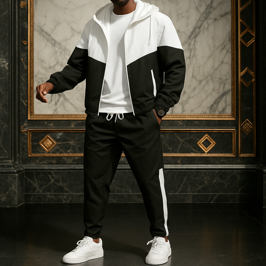 GENOA Dual Tone Tracksuit, jacket detail