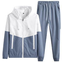 GENOA Dual Tone Tracksuit, zip and collar detail