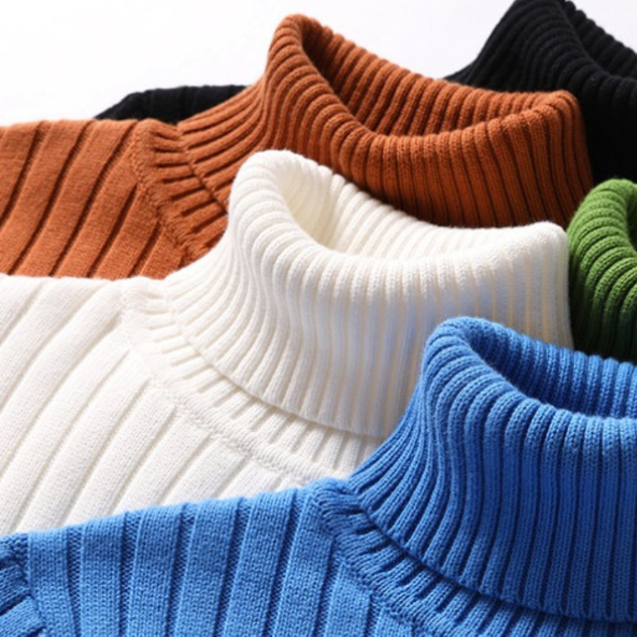 HUDSON RIBBED TURTLENECK