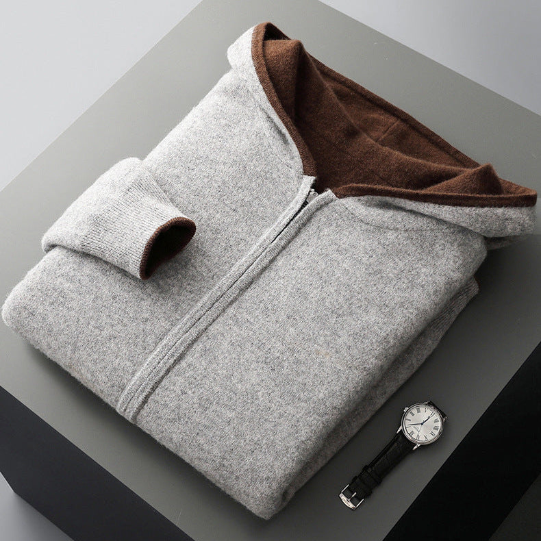 RAVELLO REVERSIBLE CASHMERE HOODIE
