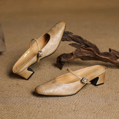 EDESSA GENUINE LEATHER MULE