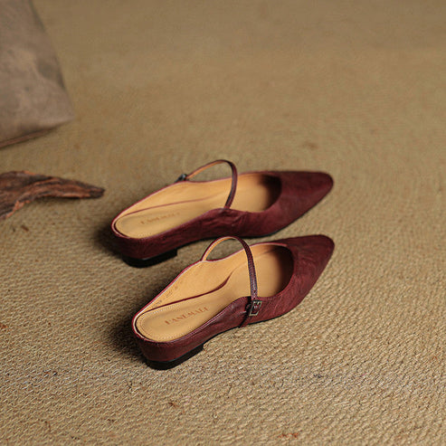 NICEA GENUINE LEATHER MULE