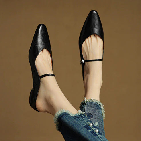 NICEA GENUINE LEATHER MULE