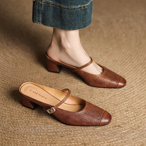 EDESSA GENUINE LEATHER MULE