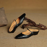 NICEA GENUINE LEATHER MULE