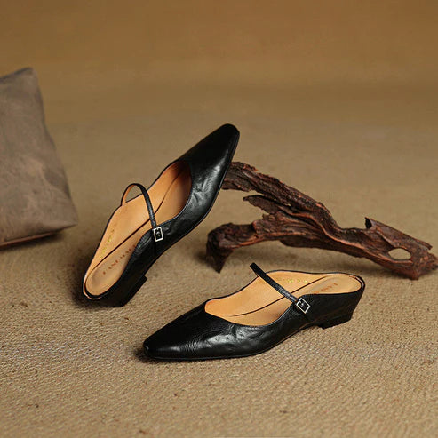 NICEA GENUINE LEATHER MULE