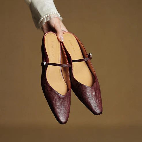 NICEA GENUINE LEATHER MULE