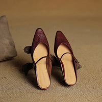 NICEA GENUINE LEATHER MULE