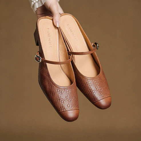 EDESSA GENUINE LEATHER MULE