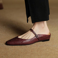 NICEA GENUINE LEATHER MULE
