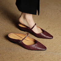 NICEA GENUINE LEATHER MULE