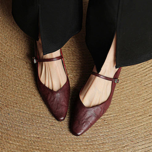 NICEA GENUINE LEATHER MULE