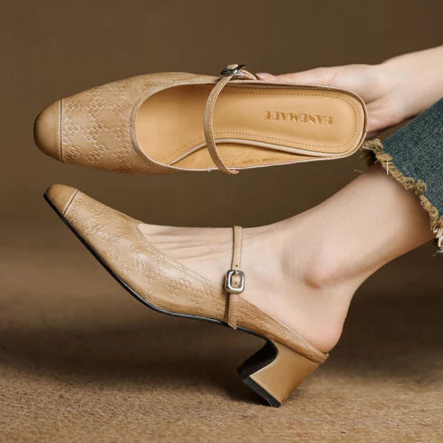 EDESSA GENUINE LEATHER MULE