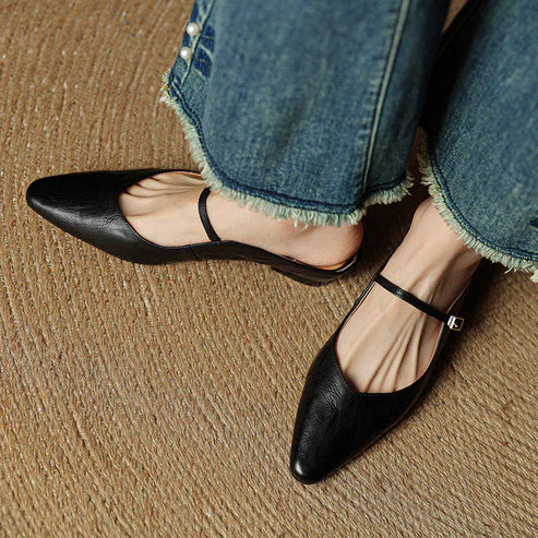 NICEA GENUINE LEATHER MULE