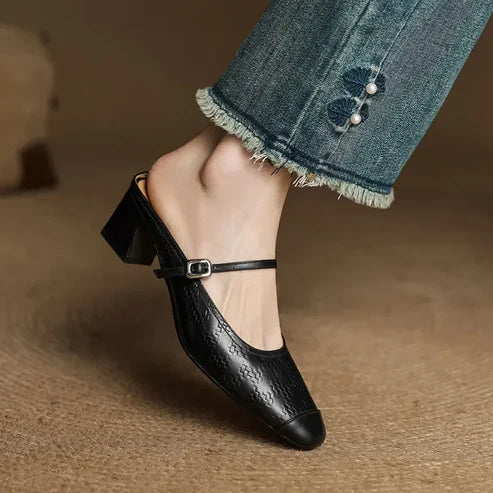 EDESSA GENUINE LEATHER MULE