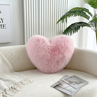 CLOUD HEART FAUX FUR PILLOW