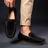 CAPRI SUEDE LOAFER, pair angled view
