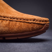 CAPRI SUEDE LOAFER, stitching detail