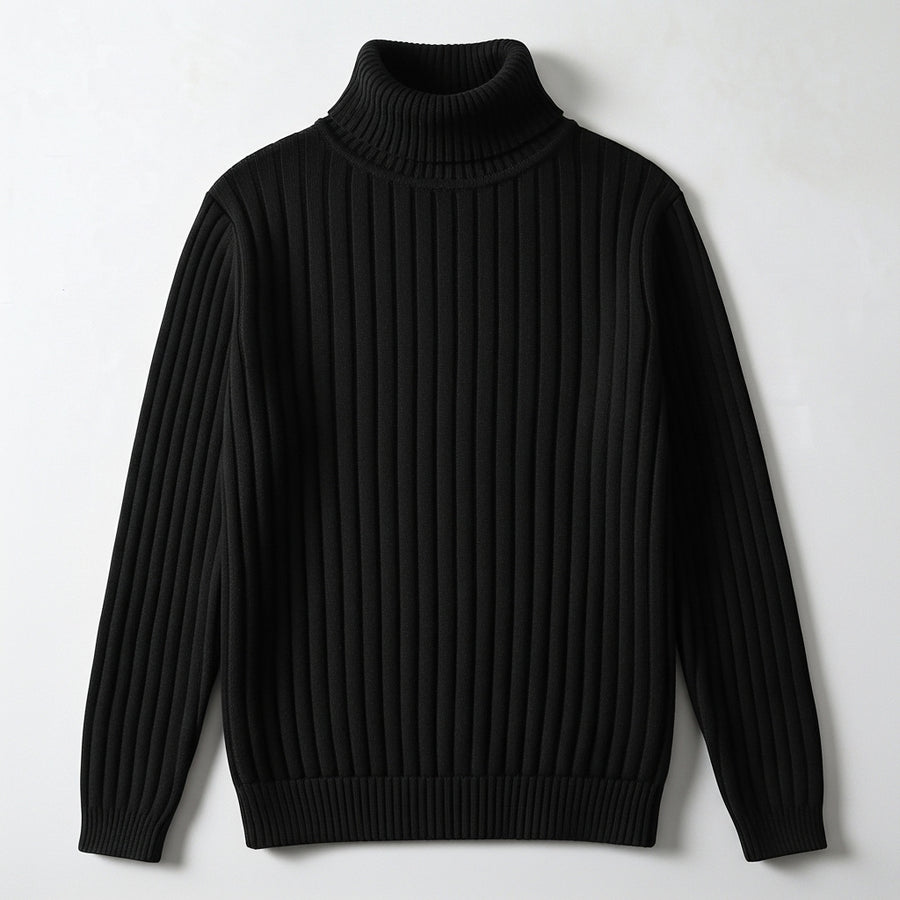 HUDSON RIBBED TURTLENECK