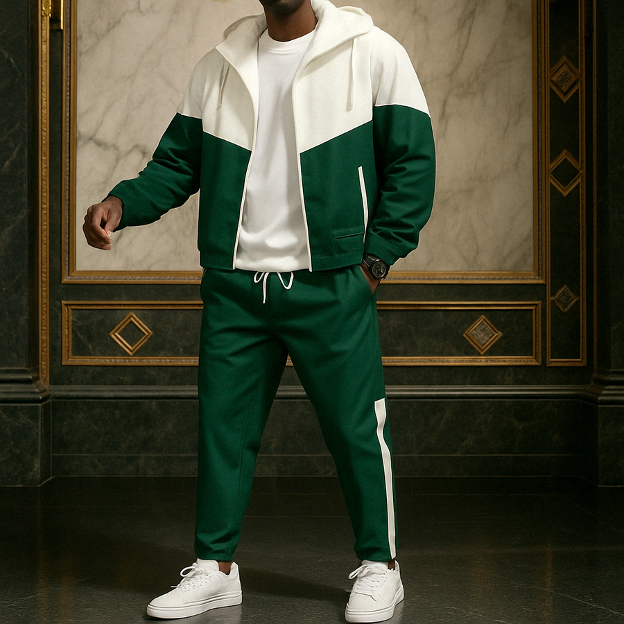 GENOA Dual Tone Tracksuit, pants detail