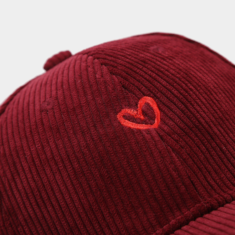 HEARTFELT CORDUROY CAP