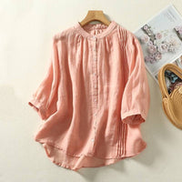 KARA LINEN BLOUSE