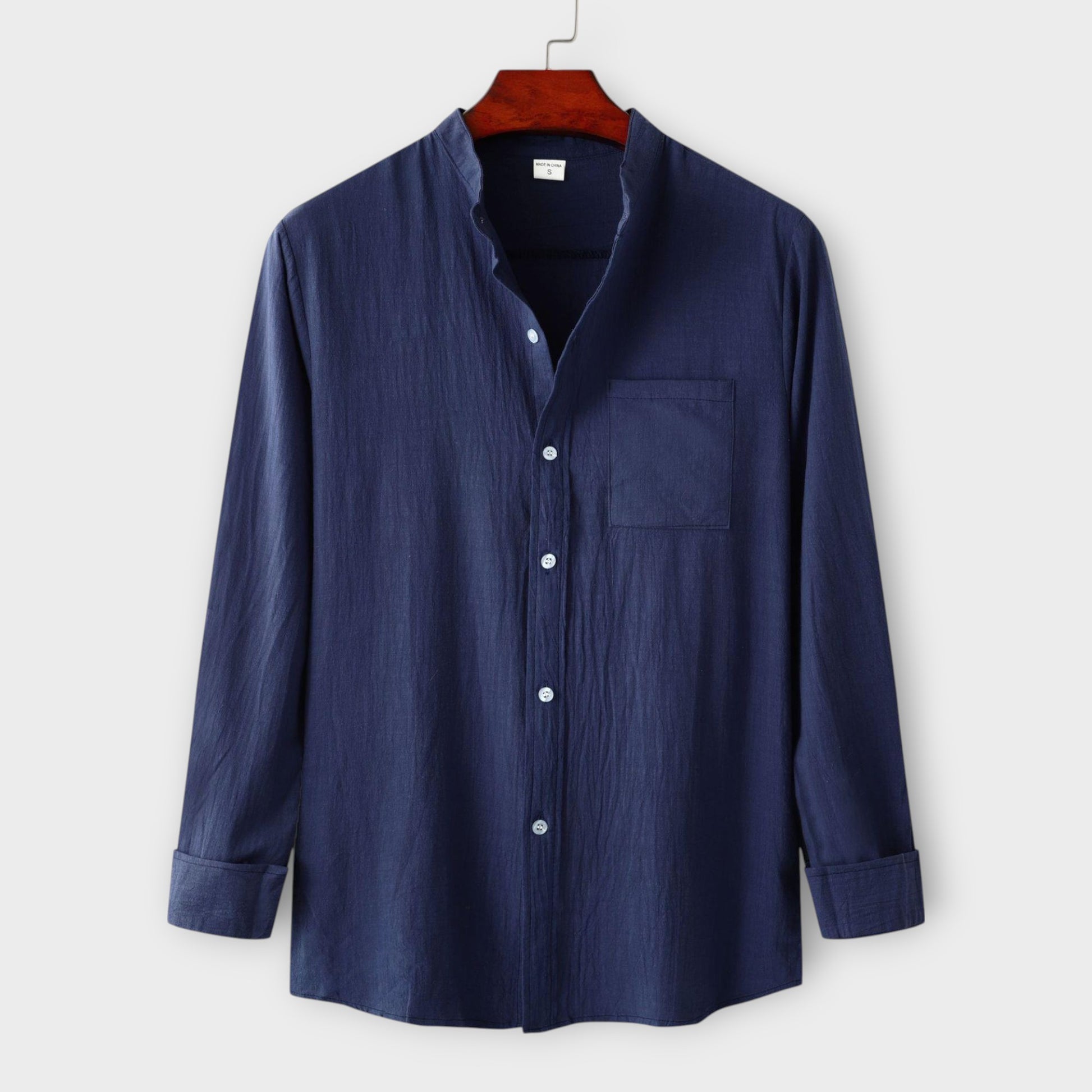 RIDGE COTTON-LINEN SHIRT