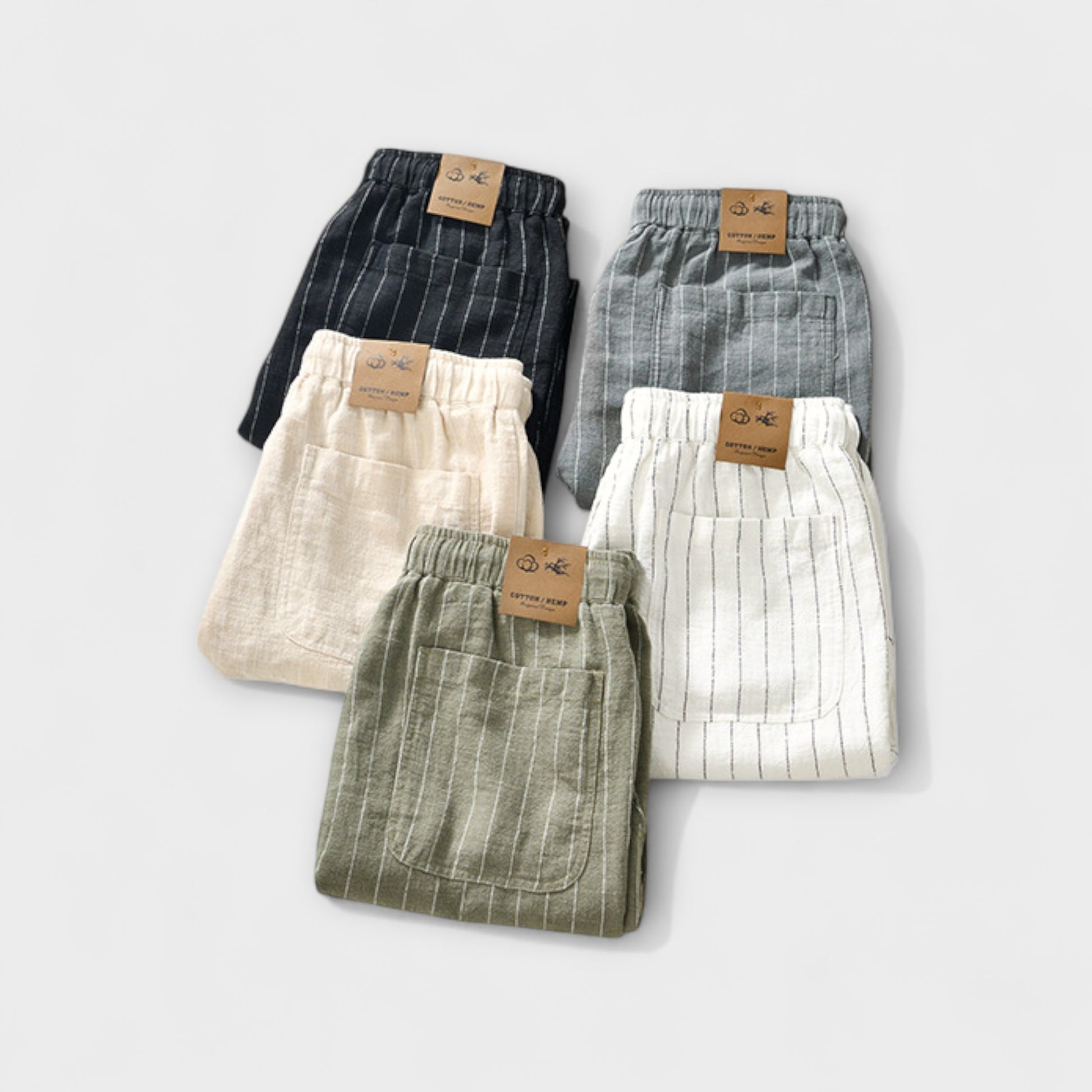 ONDEGGIO COTTON-HEMP SHORTS
