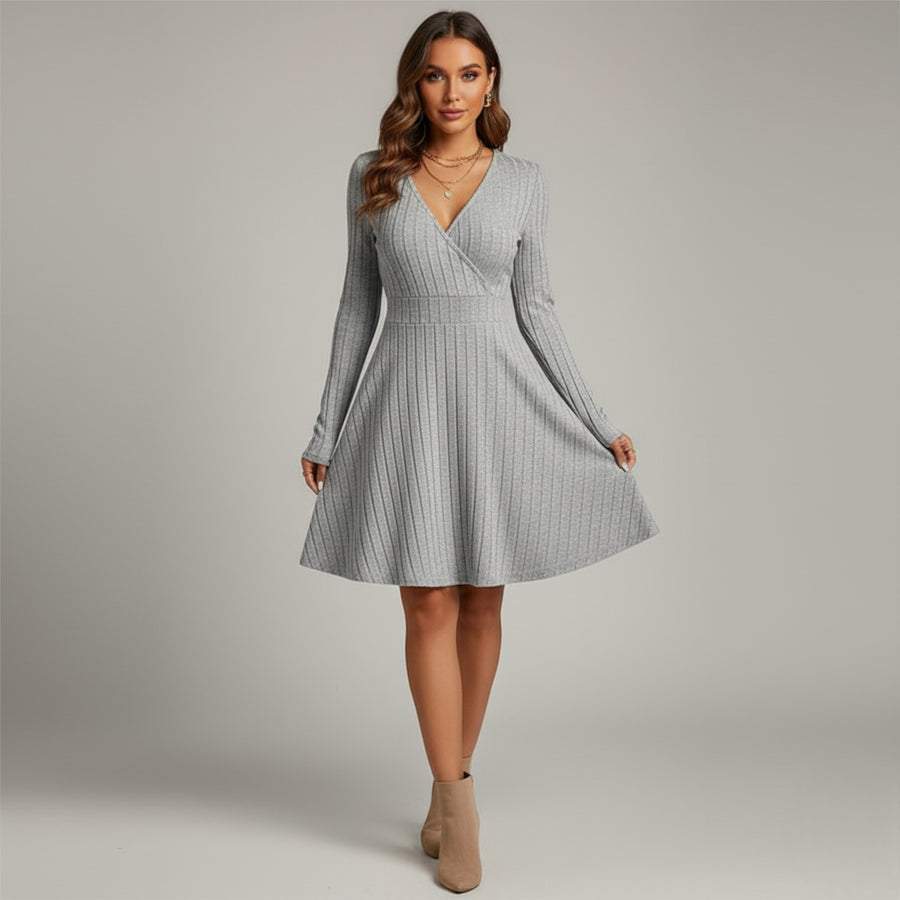 RUTH RIBBED KNIT DRESS