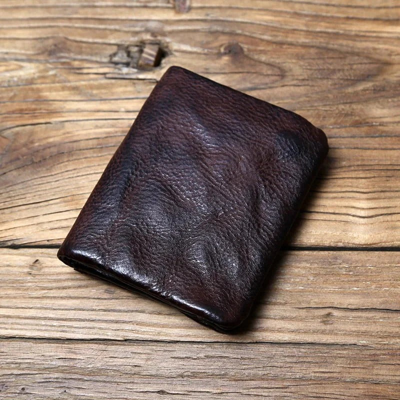 VALEXTRA BIFOLD FULL-GRAIN LEATHER