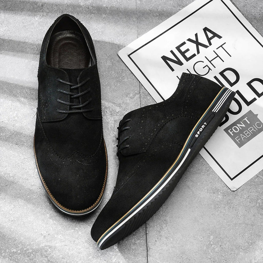 DERBY ULTRA COMFORT SUEDE LEATHER SHOES
