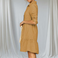 FAWNDRAPE CASUAL SHIRT DRESS