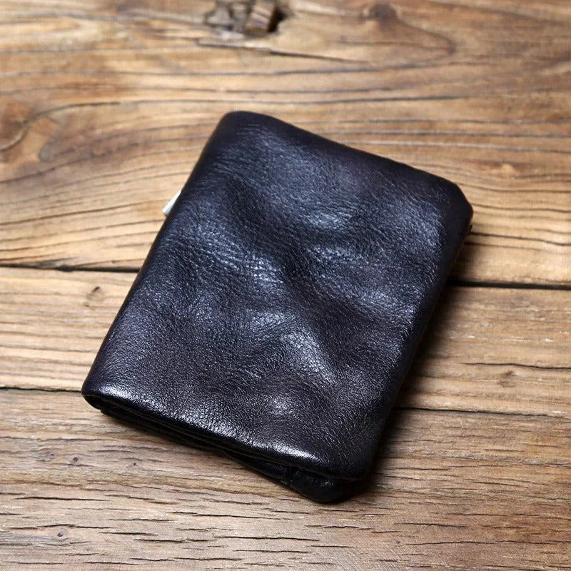 VALEXTRA BIFOLD FULL-GRAIN LEATHER