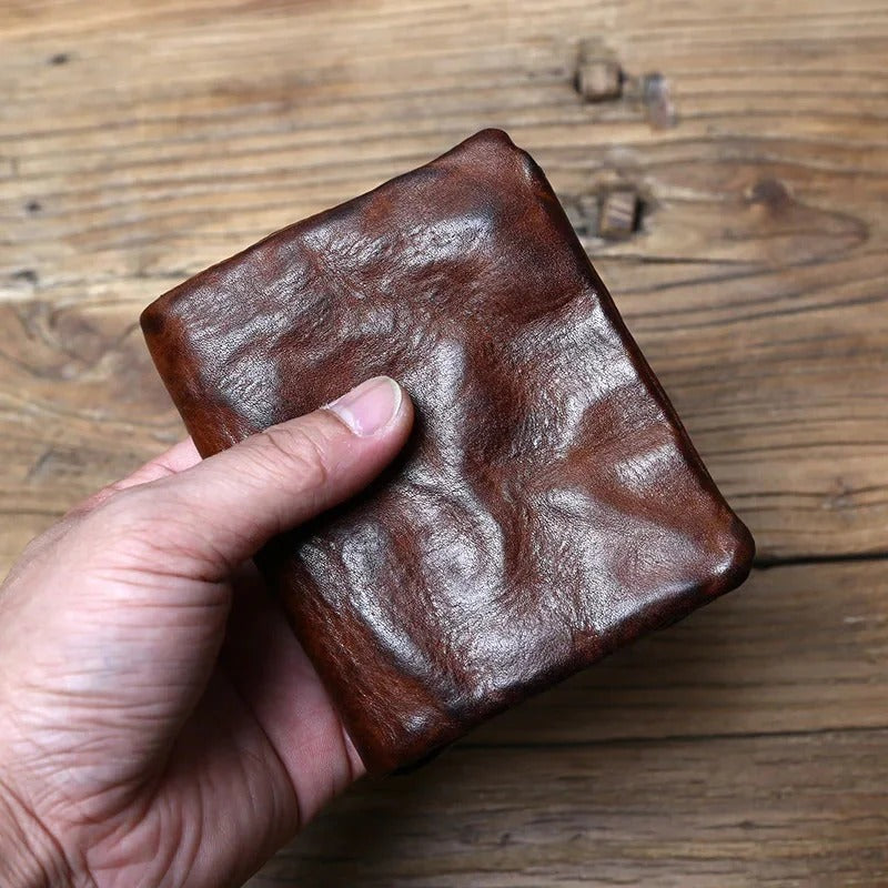 VALEXTRA BIFOLD FULL-GRAIN LEATHER