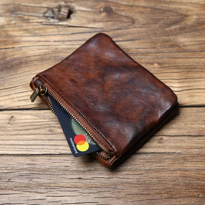 VALEXTRA BIFOLD FULL-GRAIN LEATHER