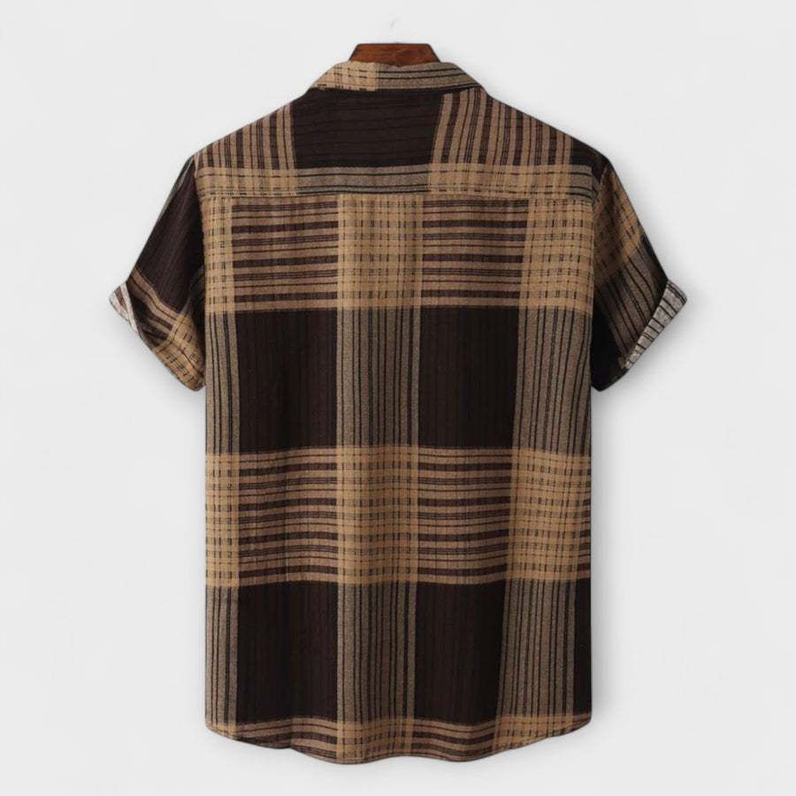 ARDEN LINEN BUTTON-UP SHIRT
