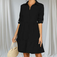 FAWNDRAPE CASUAL SHIRT DRESS