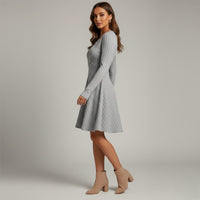 RUTH RIBBED KNIT DRESS