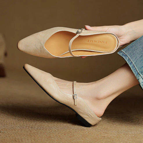 NICEA GENUINE LEATHER MULE